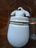 Industriële hanglamp met 2 lampenglazen, Ophalen of Verzenden