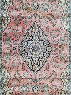 Handmade oosters zijde Kashmir tapijt medallion 135x217cm, Crème, Gebruikt, 100 tot 150 cm, Onbekend