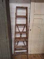 Oude ladder plukladder trap brocante klapladder, Antiek en Kunst, Curiosa en Brocante, Ophalen