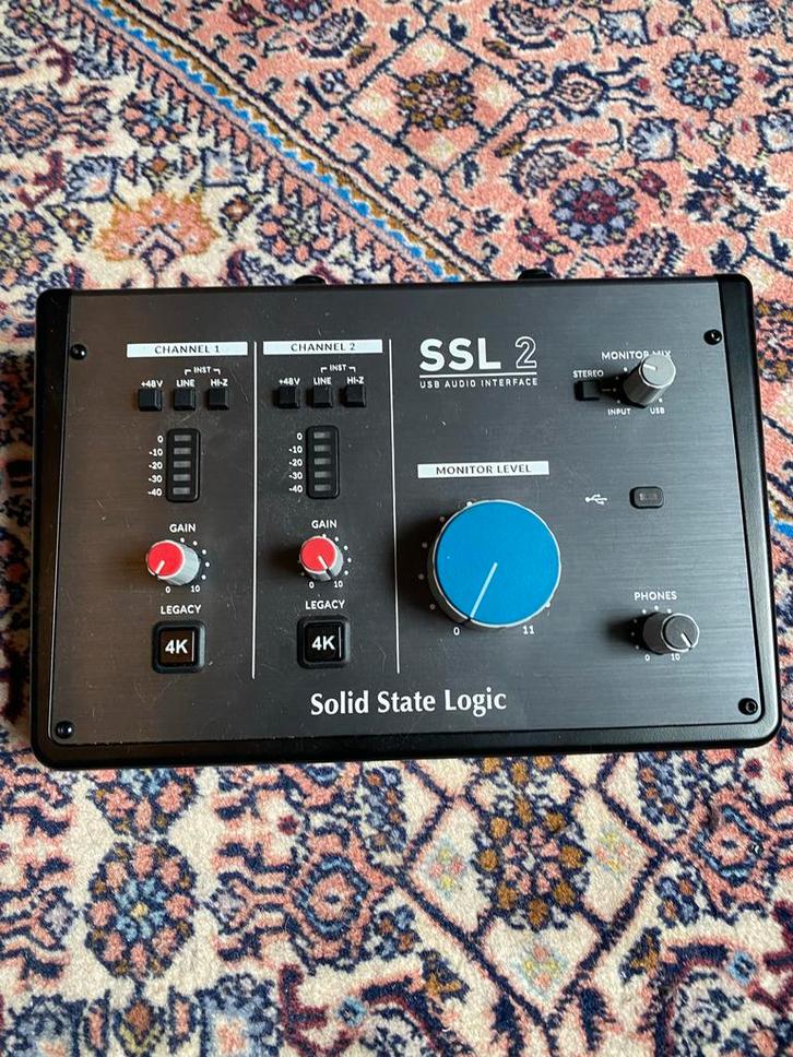 SSL 2 MKI Audio Interface - Perfecte Staat!, Muziek en Instrumenten, Mengpanelen, Zo goed als nieuw, Minder dan 5 kanalen, Microfooningang