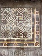 nr. 146 oude antieke vloertegels met rand 4,5 m2, Doe-het-zelf en Verbouw