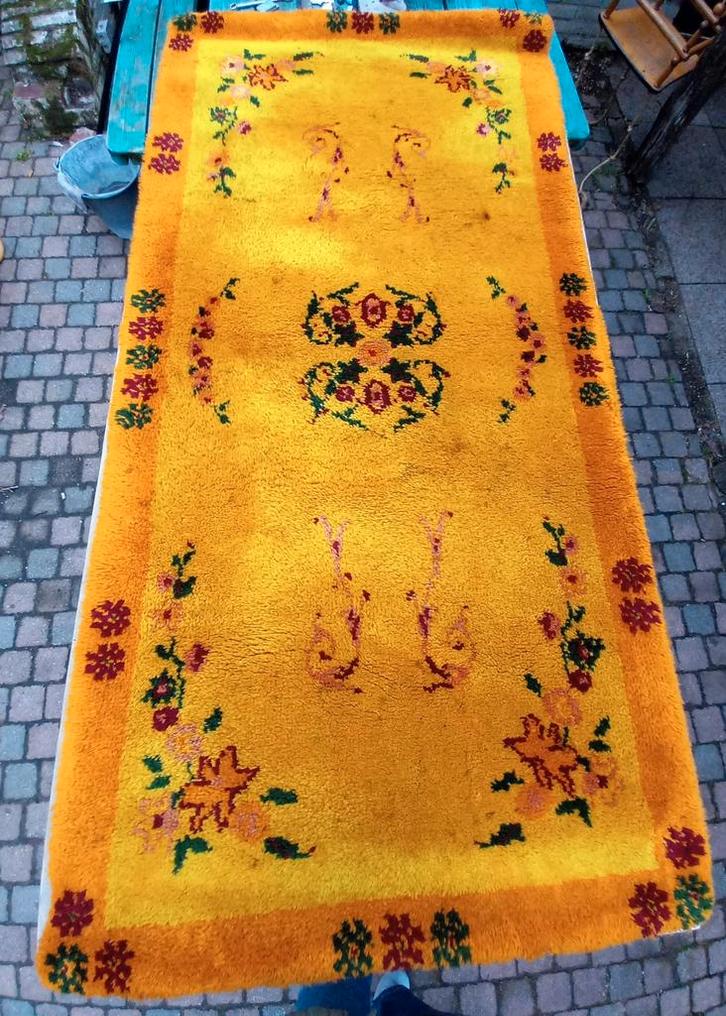 Vintage Tapijt, retro vloerkleed 180x90 cm, Huis en Inrichting, Stoffering | Tapijten en Kleden, Gebruikt, 50 tot 100 cm, 150 tot 200 cm