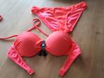 Hunkemöller Bikini Maat 75A en broekje maat S, Oranje, Ophalen of Verzenden, Zo goed als nieuw, Bikini