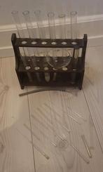 Antiek reageerbuizen set, Ophalen