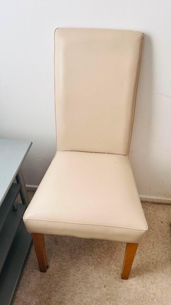 Eetstoel, Huis en Inrichting, Stoelen, Wit, Ophalen