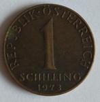 Oostenrijk munt,  1 shilling 1973,  volgnr 159, Ophalen of Verzenden, Oostenrijk, Losse munt