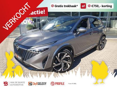Nissan Qashqai 1.3 MHEV Xtronic Tekna Plus *Nieuw Model*, Auto's, Nissan, Bedrijf, Te koop, Qashqai, 360° camera, ABS, Adaptive Cruise Control