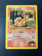 Brock’s Vulpix - Gym Heroes - 73/132 - Pokemon kaart, Ophalen of Verzenden, Gebruikt, Losse kaart