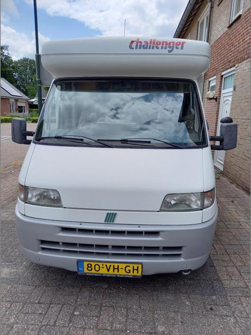 Camper Fiat Ducato Challenger, Caravans en Kamperen, Campers, Particulier, tot en met 4, Half-integraal, Fiat, Diesel, Handgeschakeld