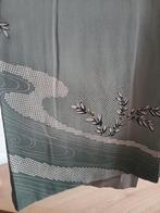 Traditionele Japanse Kimono green, Antiek en Kunst, Ophalen of Verzenden