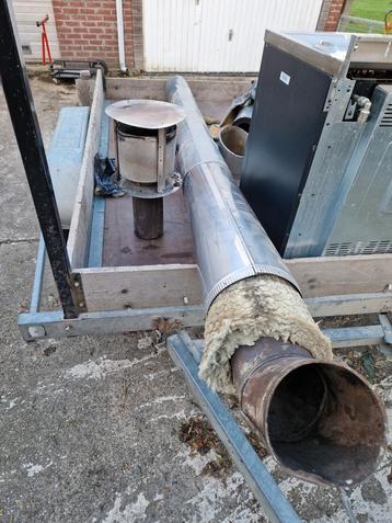 Houtkachel Rookkanaal 150mm - 450cm beschikbaar voor biedingen