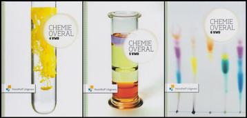 Chemie Overal VWO 4, 5, 6 + Uitwerkingen & VWO 3 Scheikunde. beschikbaar voor biedingen