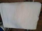 Flanellen Laken - 1 Persoons - Wit, Wit, Ophalen of Verzenden, Zo goed als nieuw, Comfortabel