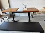 2 Robuuste Horeca Tafeltjes - Metalen Poot 60x60, Antiek en Kunst, Antiek | Meubels | Tafels, Ophalen