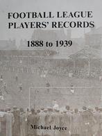 Football League Players' Records 1888-1939, Ophalen of Verzenden, Gelezen, Michael Joyce, Balsport
