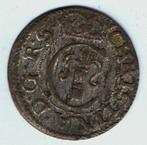 22-1952 Zweden/Livonia 1 solidus 1652, Postzegels en Munten, Verzenden, Overige landen, Losse munt, Zilver