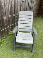 4 Tuinstoelen - Kunststof - Verstelbaar, Ophalen, Zo goed als nieuw, Kunststof, Verstelbaar