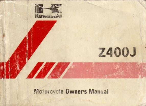 Kawasaki Z400 J manual handleiding (5871z), Ophalen of Verzenden, Kawasaki