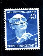 25. Deutsche Post Berlin (1955). Dirigent, componist, BRD, Verzenden, Gestempeld