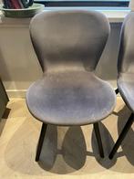 Leen Bakker Eetkamerstoelen  - 2 - Velvet stoelen, Ophalen, Hout, Hotel sjiek, Zo goed als nieuw