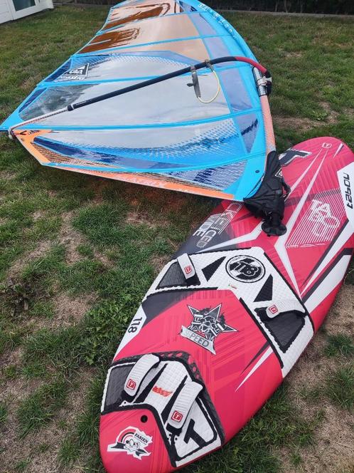 Tabou Rocket Wide 118. Enkel plank nog., Watersport en Boten, Windsurfen, Gebruikt, Complete set, Minder dan 250 cm, Met vin(nen)