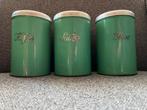 Vintage Voorraadblikken Set - Koffie, Suiker, Thee, Ophalen of Verzenden