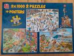Jan van Haasteren Puzzel 3x1000 stukjes, Ophalen of Verzenden, Meer dan 50 stukjes, Zo goed als nieuw, 6 jaar of ouder