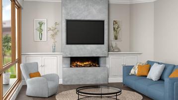 Elektrische haard E-FX Fires 1000 display model beschikbaar voor biedingen