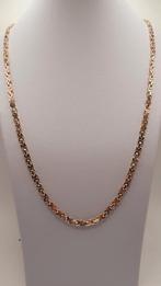 gouden platte koningsketting 14kt, Sieraden, Tassen en Uiterlijk, Kettingen, Www.bredajuwelier.nl, Nieuw, Ophalen of Verzenden