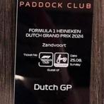 ️ F1 2025 Zandvoort 
Paddock Club en Paddock Redbull 2025, Drie personen of meer