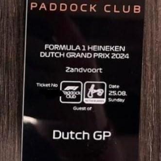 ️ F1 2025 Zandvoort 
Paddock Club en Paddock Redbull 2025, Tickets en Kaartjes, Overige Tickets en Kaartjes, Drie personen of meer