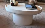 Moderne witte salontafel, Ophalen, Kunststof, 100 tot 150 cm, 50 tot 100 cm