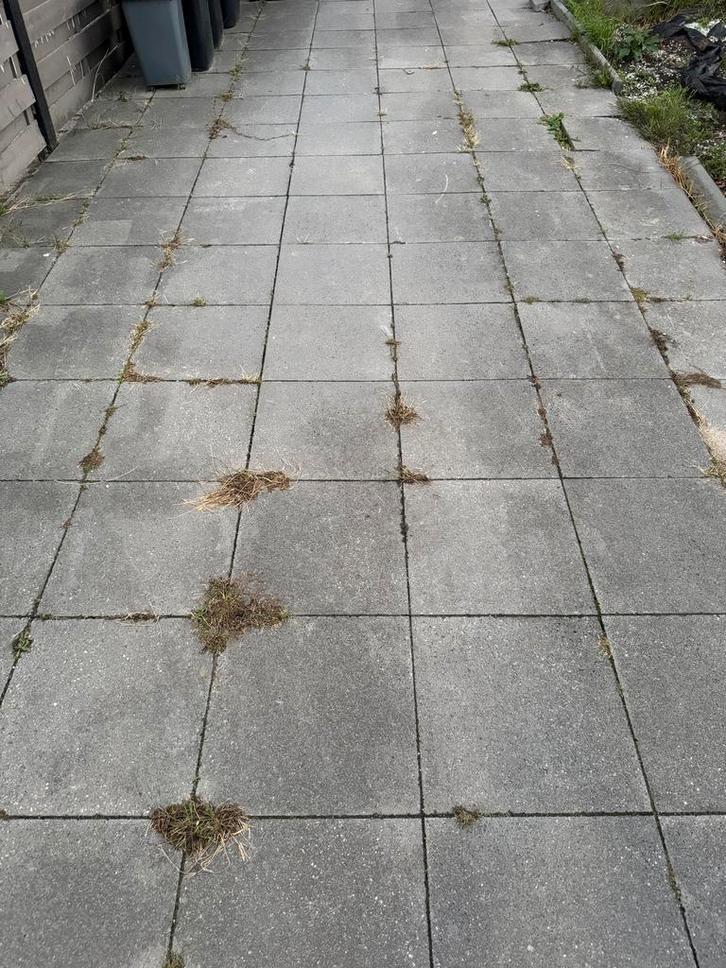 Schellevis tegels antraciet 60x60x5 & 50x50x7 nette staat!, Tuin en Terras, Tegels en Klinkers, Gebruikt, Terrastegels, Beton