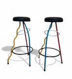 Javier Mariscal "duplex" bar krukken voor BD Barcelona setp, Ophalen, Gebruikt, 60 tot 90 cm