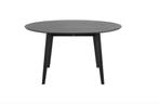 by fonQ basic Crow Eettafel 140 cm - Zwart | Van €369, nu, 100 tot 150 cm, Nieuw, Ophalen of Verzenden, Vijf personen of meer