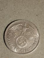 Vijf reichsmark zilver 1936 Duitsland, Verzamelen, Militaria | Tweede Wereldoorlog, Ophalen of Verzenden, Duitsland