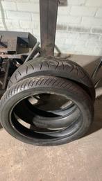 Set Motorbanden goed profiel 18 en 15 inch, Motoren, Gebruikt