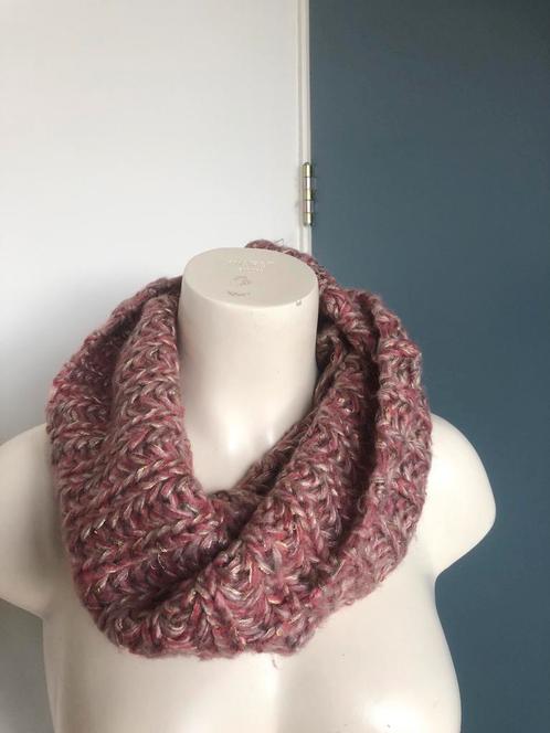 Fraas roze grijs gebreide col sjaal, Kleding | Dames, Mutsen, Sjaals en Handschoenen, Zo goed als nieuw, Sjaal, Maat 46/48 (XL) of groter