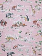 6875 roze dieren vintage behang speels fifties sfeer swiet, Verzenden, 10 tot 25 m², Roze