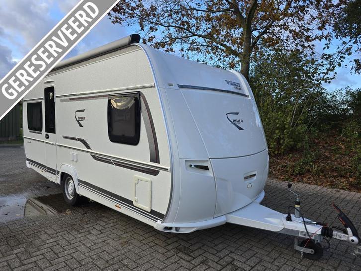 Fendt Bianco Selection 465 SFB GERESERVEERD, Caravans en Kamperen, Caravans, Bedrijf, tot en met 4, 1250 - 1500 kg, Rondzit, Fendt