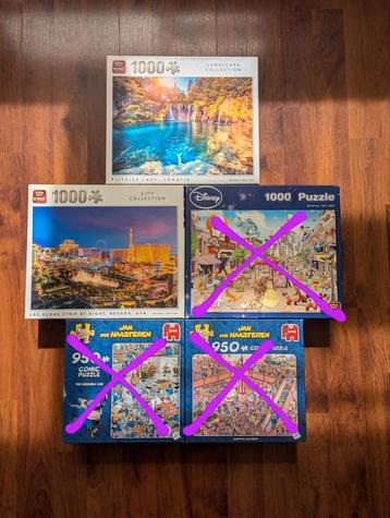 2 Legpuzzels landschap. IZGS beschikbaar voor biedingen