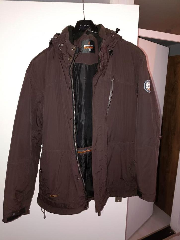 warme winterjas xxxl, Kleding | Heren, Jassen | Winter, Zo goed als nieuw, Overige maten, Bruin, Ophalen of Verzenden