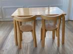 Lundia peutertafel kindertafel met stoeltjes blank hout, Kinderen en Baby's, Ophalen, Gebruikt, Tafel(s) en Stoel(en)
