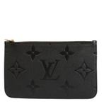 Louis Vuitton Black Monogram Neverfull Clutch, Ophalen of Verzenden, Nieuw, Zwart