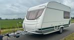 Chateau calista 390 inclusief vaste wc fietsendrager&luifel, Caravans en Kamperen, Treinzit, 750 - 1000 kg, Particulier, Luifel