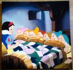 Canvas schilderij Sneeuwwitje en de 7 dwergen, Verzamelen, Disney, Ophalen, Sneeuwwitje of Doornroosje, Nieuw, Overige typen