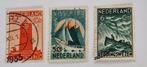 Nederland 1933 - nvph 257-259 - Zeemanszegels - ab1, Postzegels en Munten, Postzegels | Nederland, Verzenden, T/m 1940, Gestempeld