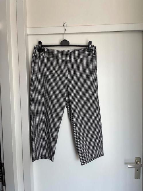 Promiss nieuw Capri Broek mt 42 L geheel rek zwartwit ruit, Kleding | Dames, Broeken en Pantalons, Nieuw, Maat 42/44 (L), Zwart