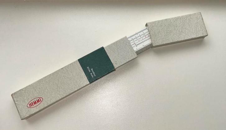 HEMMI Bamboo Slide Rule No. 64T-Vintage Japanse rekenliniaal, Antiek en Kunst, Antiek | Gereedschap en Instrumenten, Ophalen of Verzenden