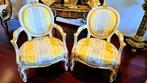 2 Elegante Frans design Louis XVI zetels , Ophalen